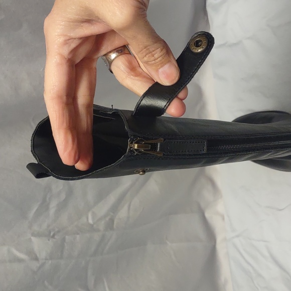 Sam Edelman tall, 100% leather, black, zip up "Penny" boots Size 6.5 Medium - Picture 8 of 16